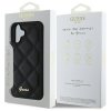 Guess GUHCP16SPSQSQSK iPhone 16 6.1 czarny/black hardcase Quiled Metal Logo